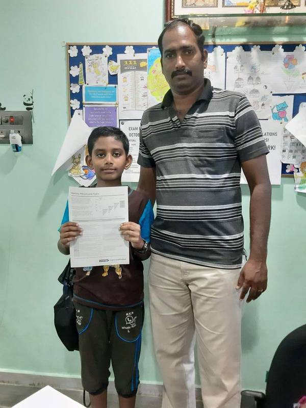 A proud Cambridge English achiever